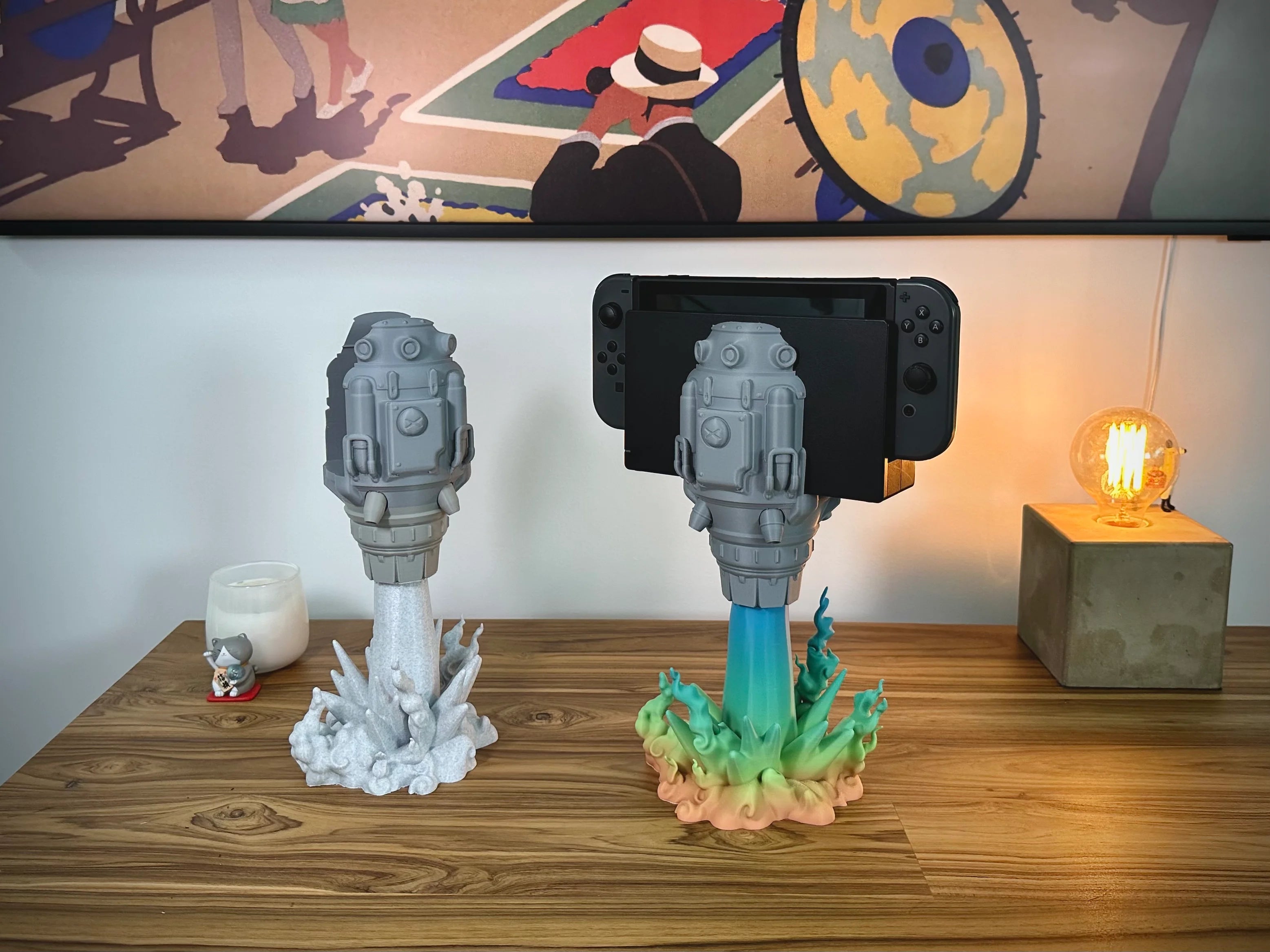 Tyylikäs rakettiteline Nintendo Switch OLED/Klassikko