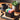 Rundet bordholder til kvadratiske sticky notes