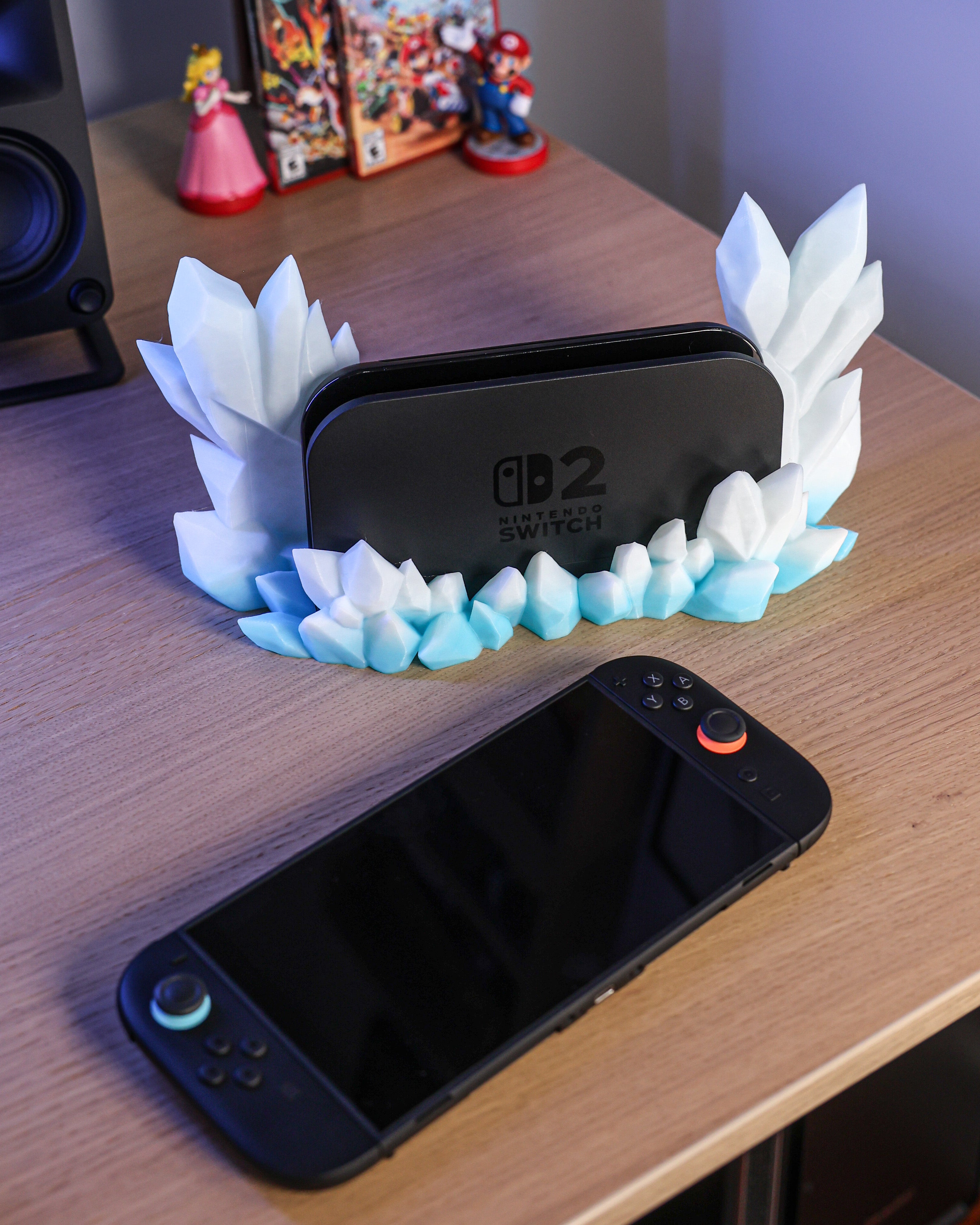 Tyylikäs kidepidike Nintendo Switch 2 -telakalle