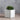 Minimalistisk kubeformet urtepotte til planter