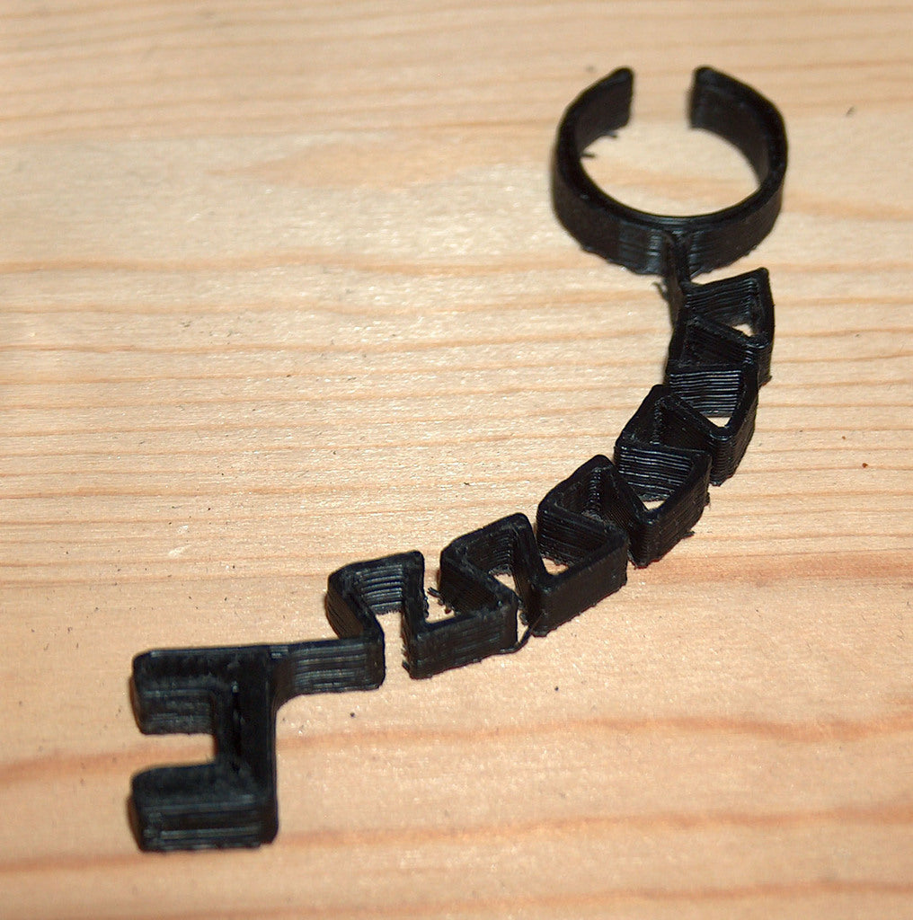 Joustava kaapelin pidike Makerbot Thing-O-Maticille
