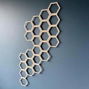 Modulaarinen kuusikulmainen tukiseinä kiipeileville kasveille