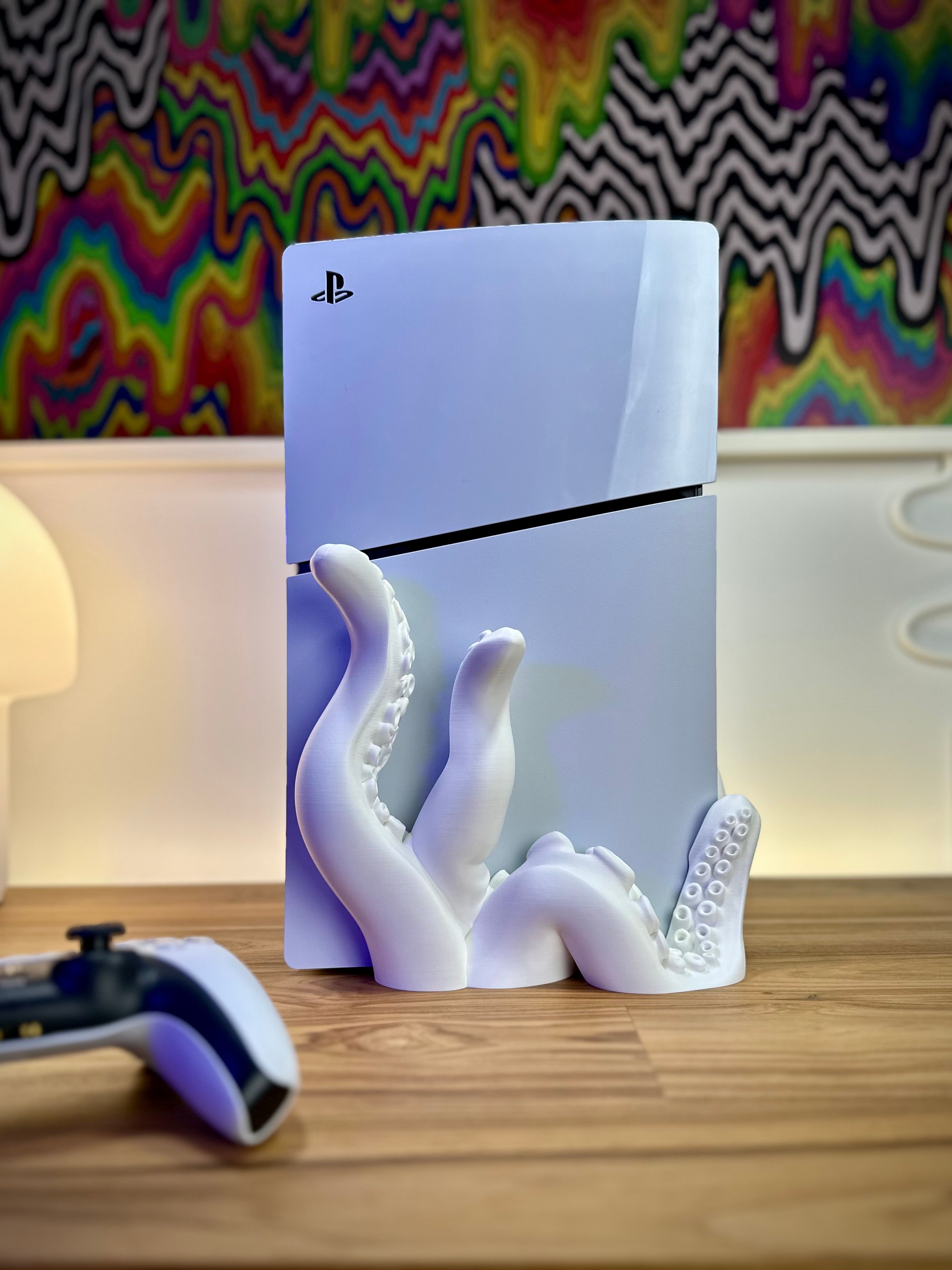 PS5 Slim Disc & Digital -pidike lonkerorakenteella