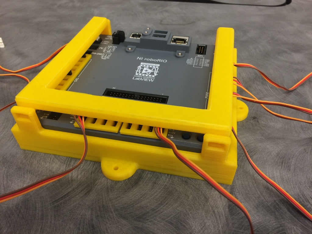 FIRST RoboRio -kiinnityskannatin ja kaapelin hallinta