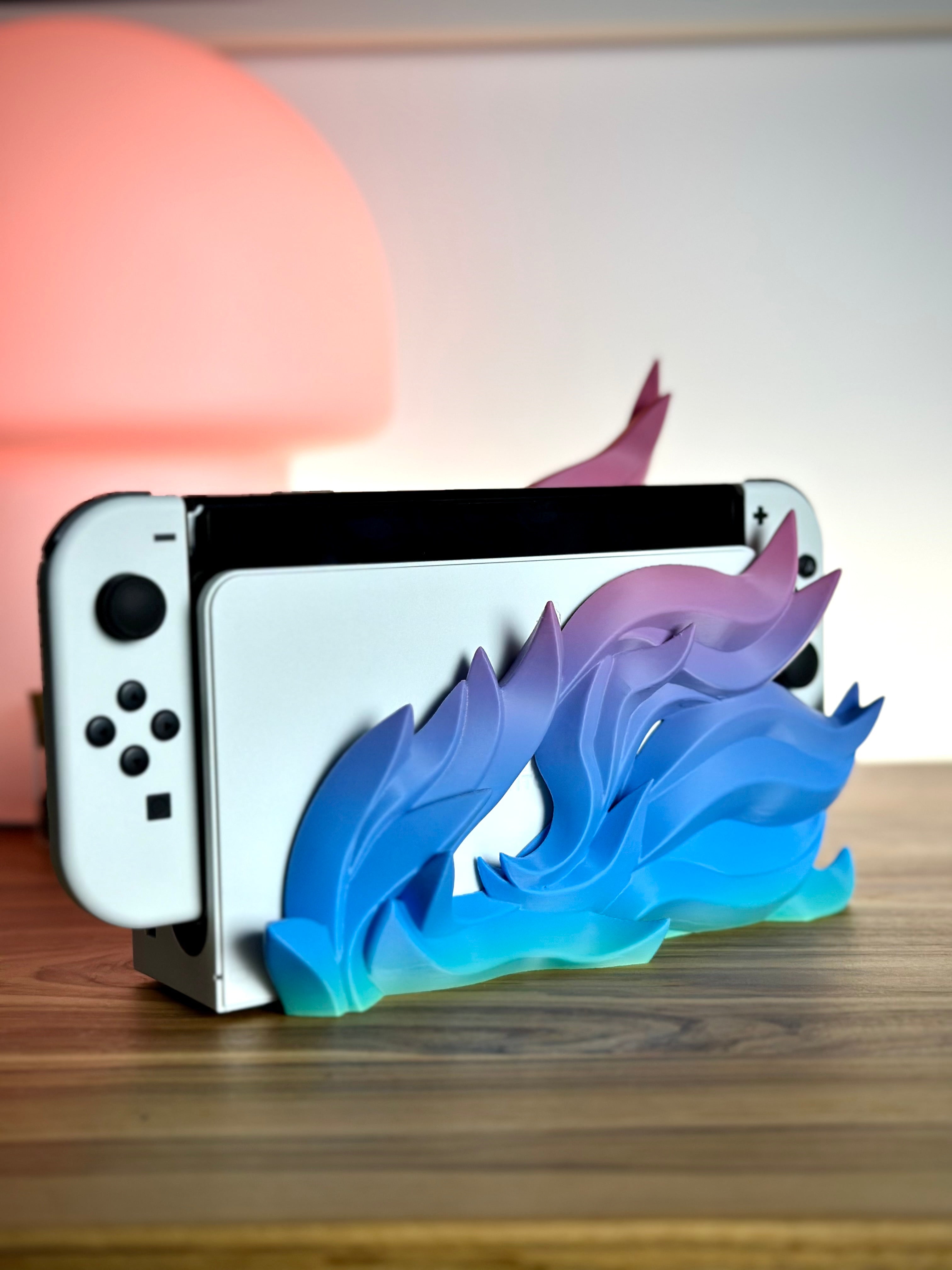 Tyylikäs liekkilaturi Switch OLED/Classic -malleille