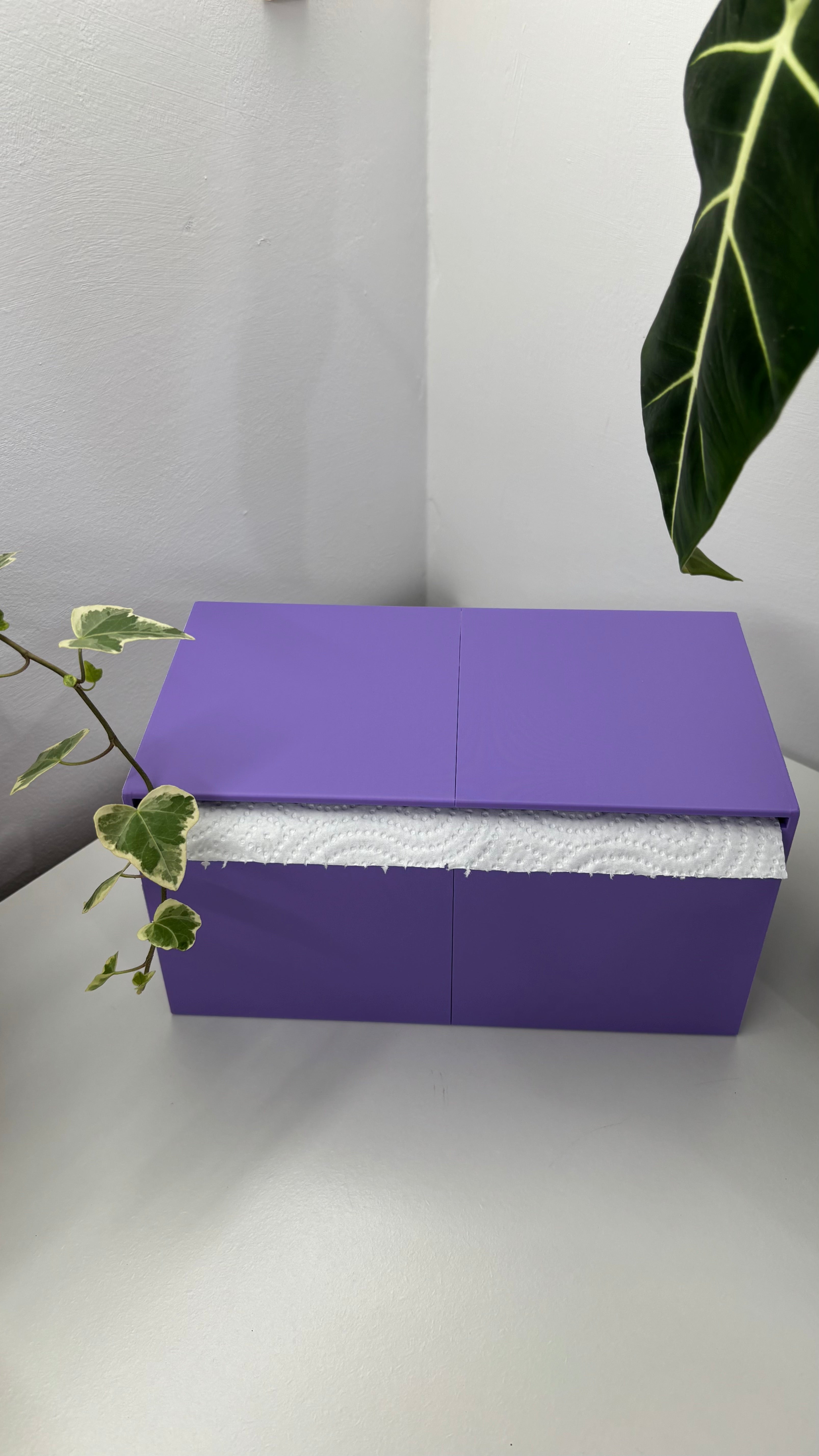 Modulaarinen paperiteline kylpyhuoneeseen ja keittiöön – joustava 3D-tulostettava muotoilu