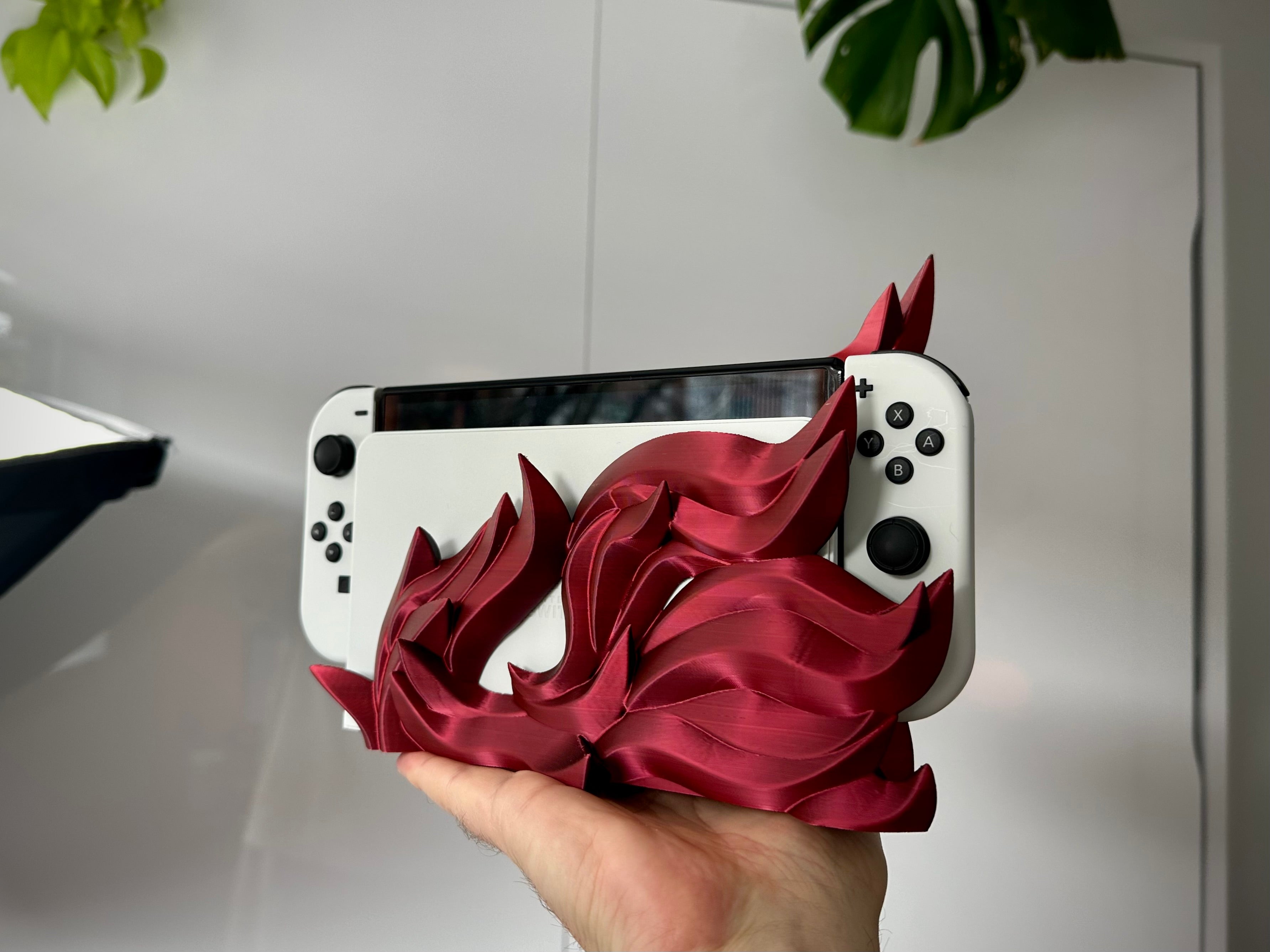 Tyylikäs liekkilaturi Switch OLED/Classic -malleille