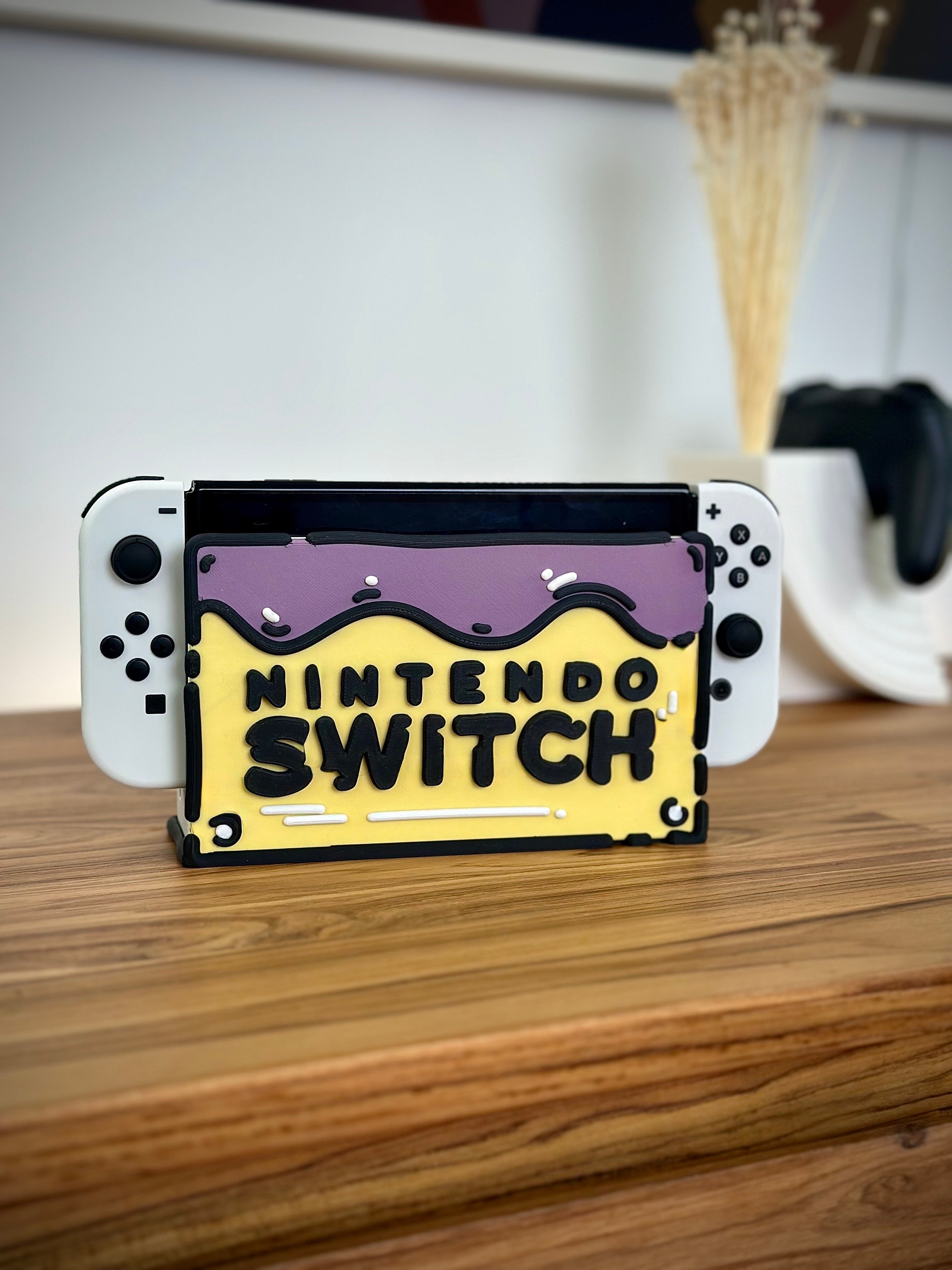 Sarjakuvakakun etulevy Nintendo Switchiin