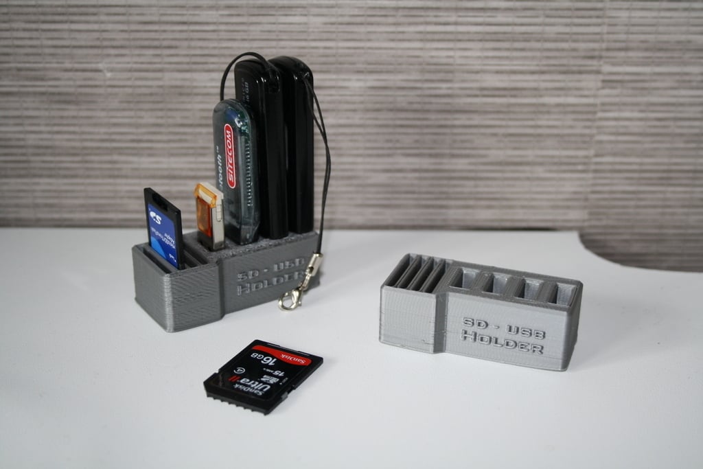 SD-kortin ja USB-telakan pidike