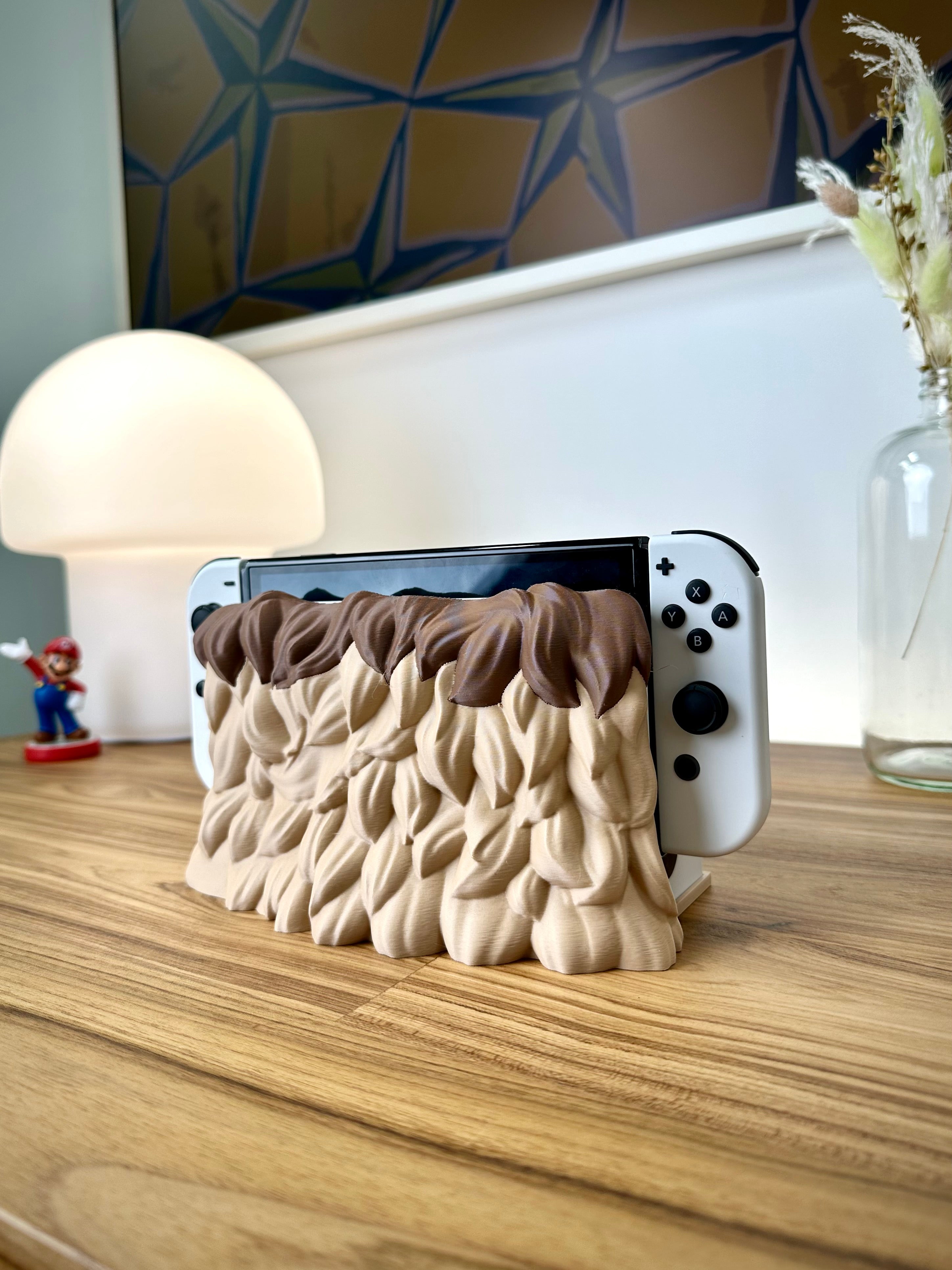 Söpö pörröinen telakka Nintendo Switchille