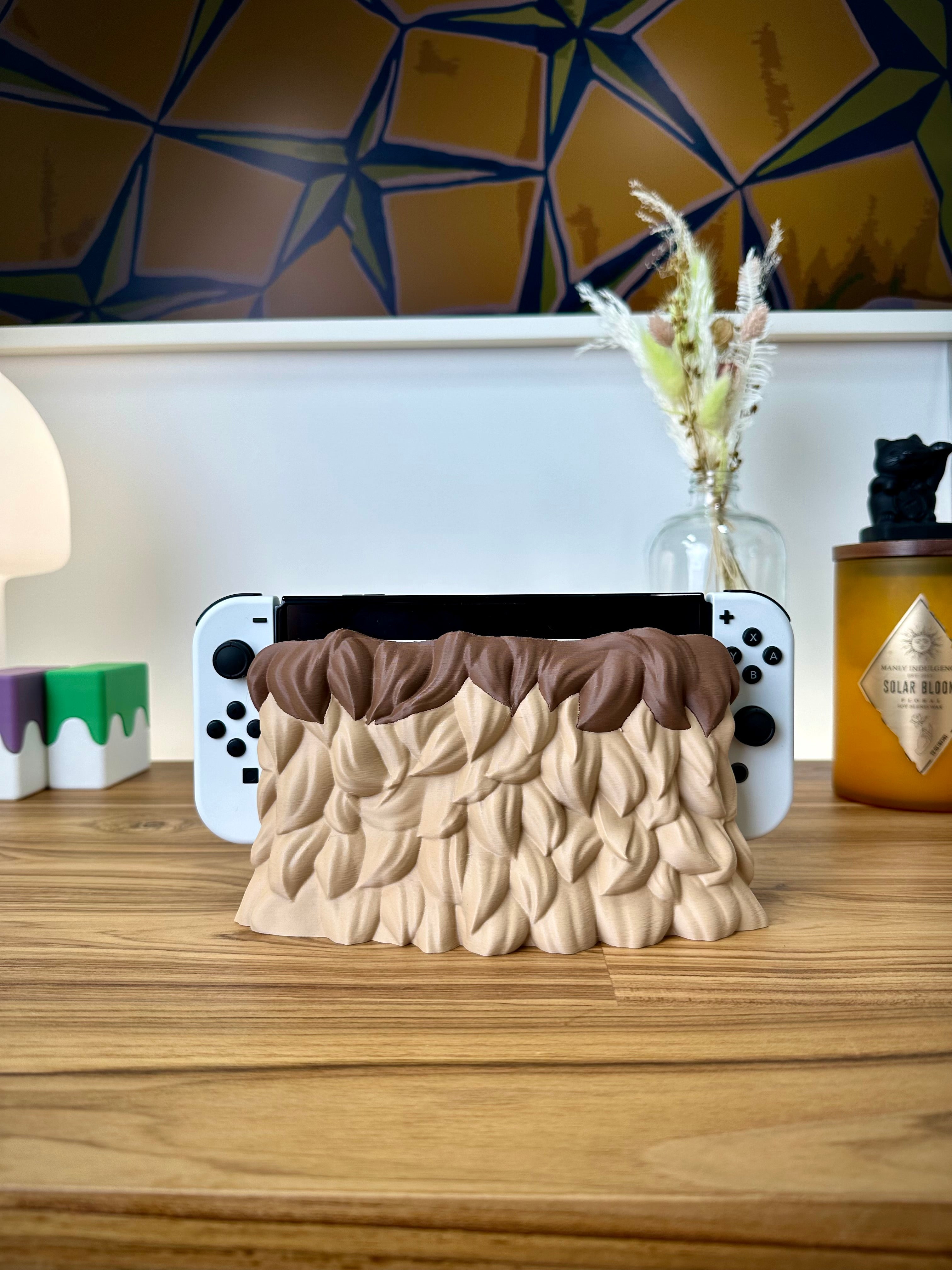 Söpö pörröinen telakka Nintendo Switchille