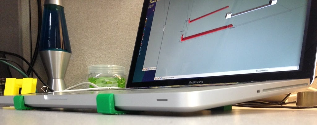 Kannettava kannettavan tietokoneteline MacBook Prolle ja muille kannettaville