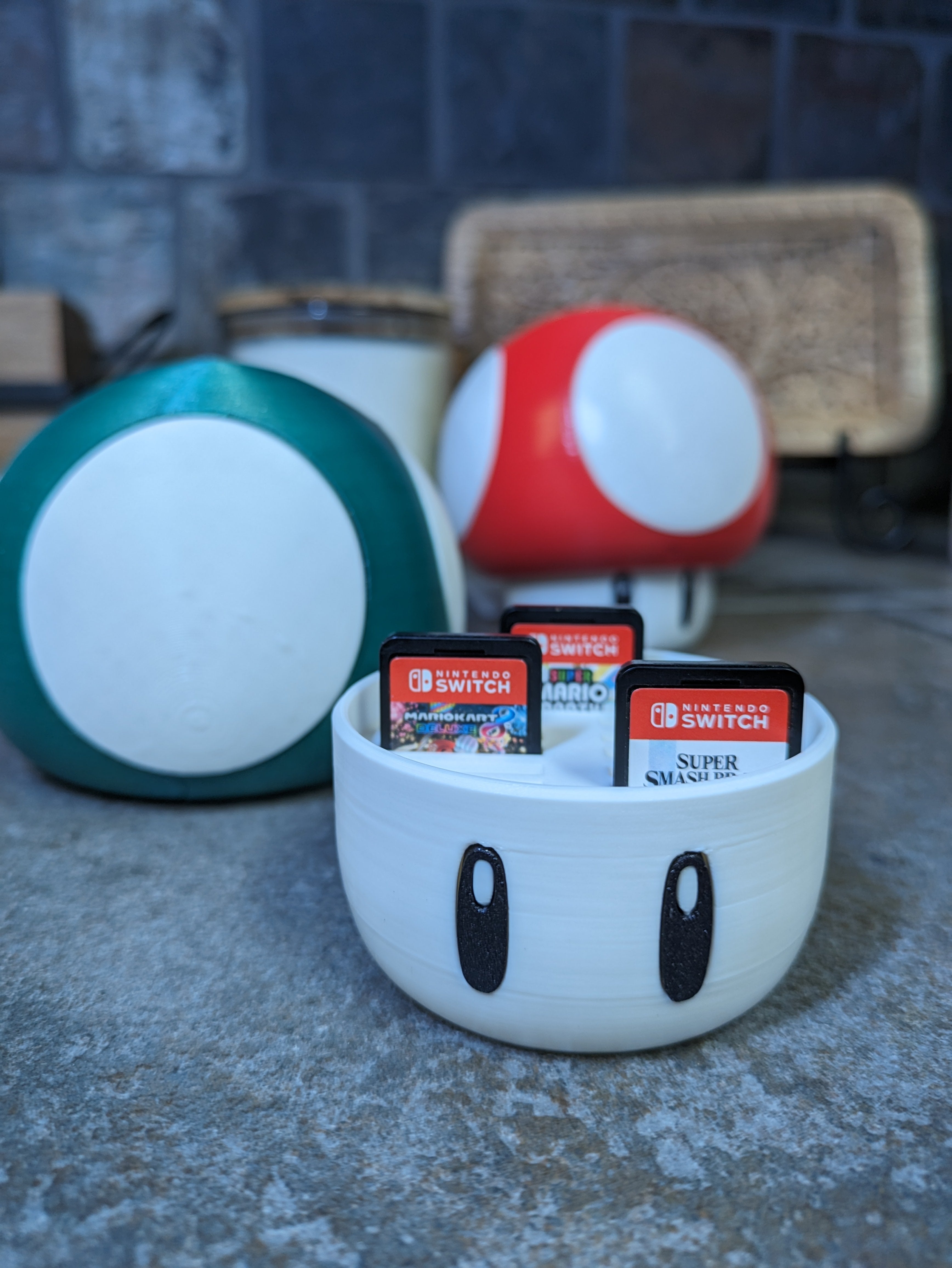 Nintendo Switch Sienimuotoinen pelikorttipidike pelikaseteille