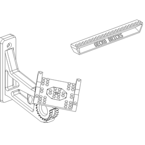 Seinäkiinnike LEGO Republic Gunship 75021:lle