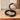 Dekoratiivinen ja minimalistinen BlackMamba-käärmeveistos