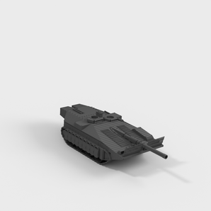 Stridsvagn 103 ruotsalainen S-Tank panssarivaunu miniatyyri