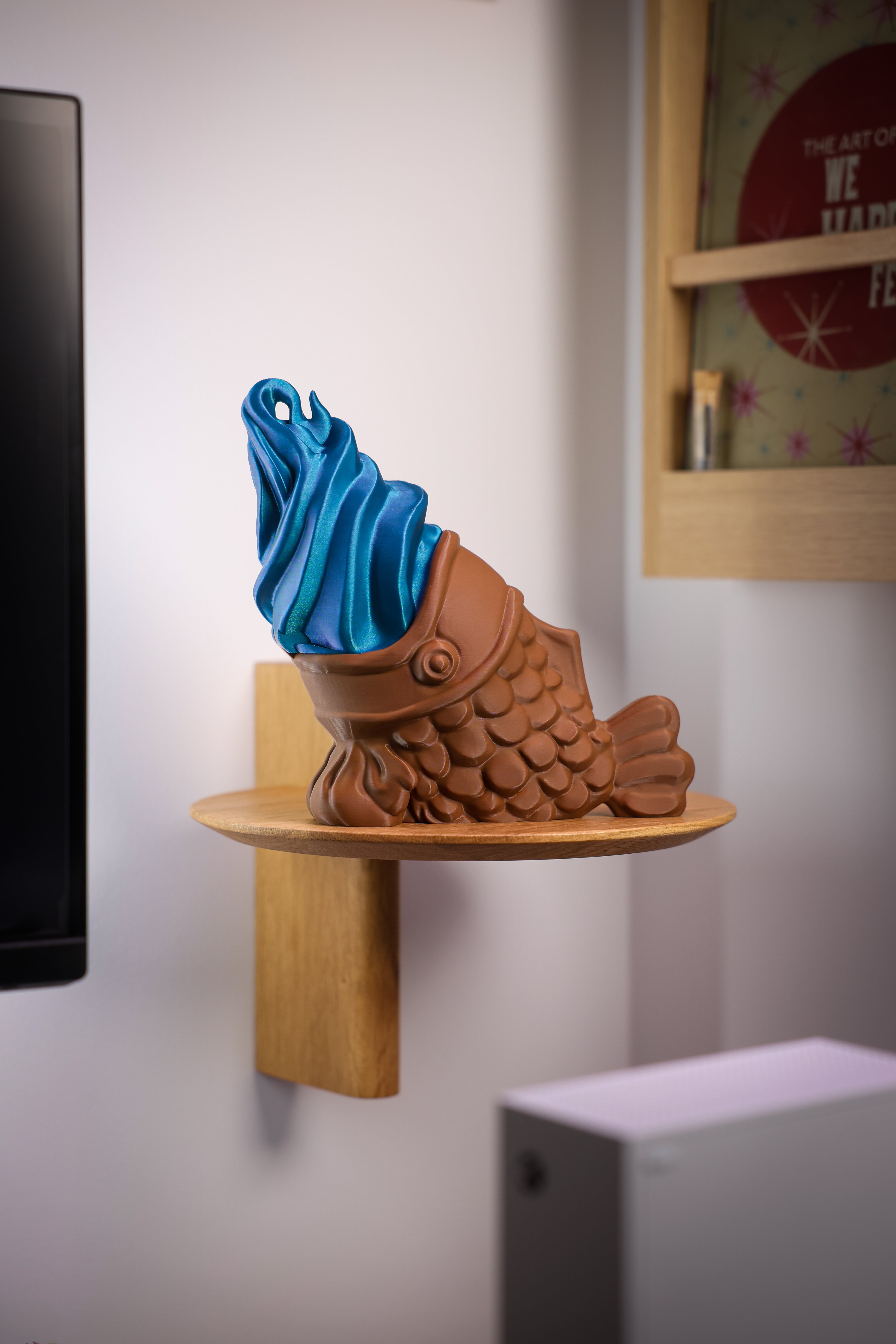 Taiyaki-pidike työpöydän järjestelyyn