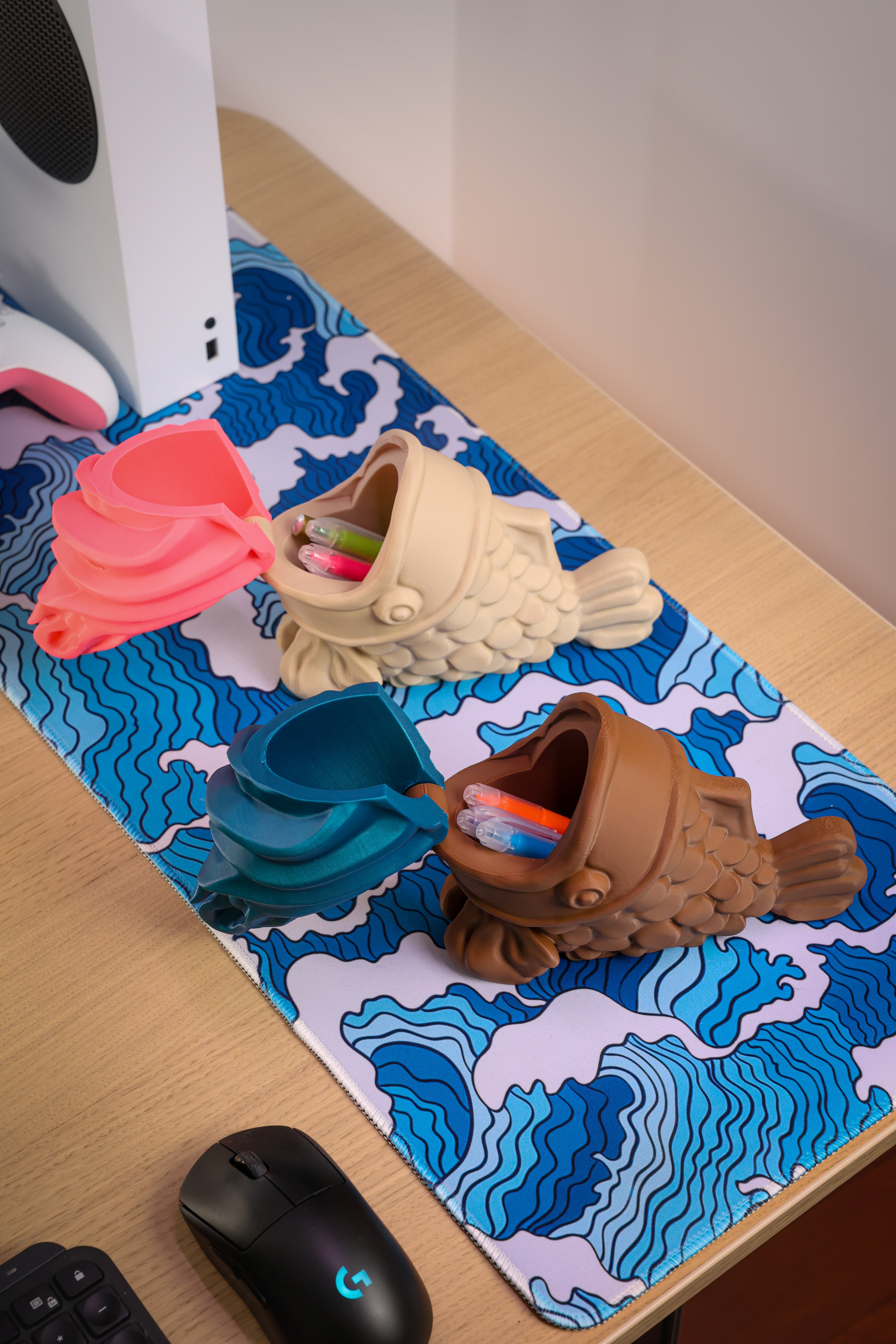 Taiyaki-pidike työpöydän järjestelyyn