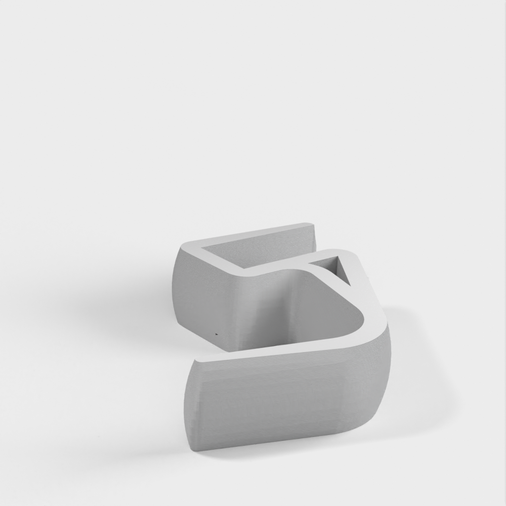 17 mm kuulokeripustin Ikea Bekant -pöydille