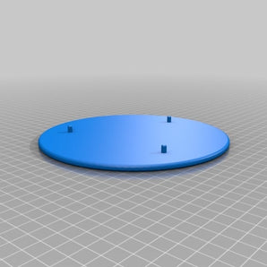 Lazy Susan -levysoitin - 6 mm:n airsoft-kuulalaakerit - puristusliitos, ei ruuveja tarvita