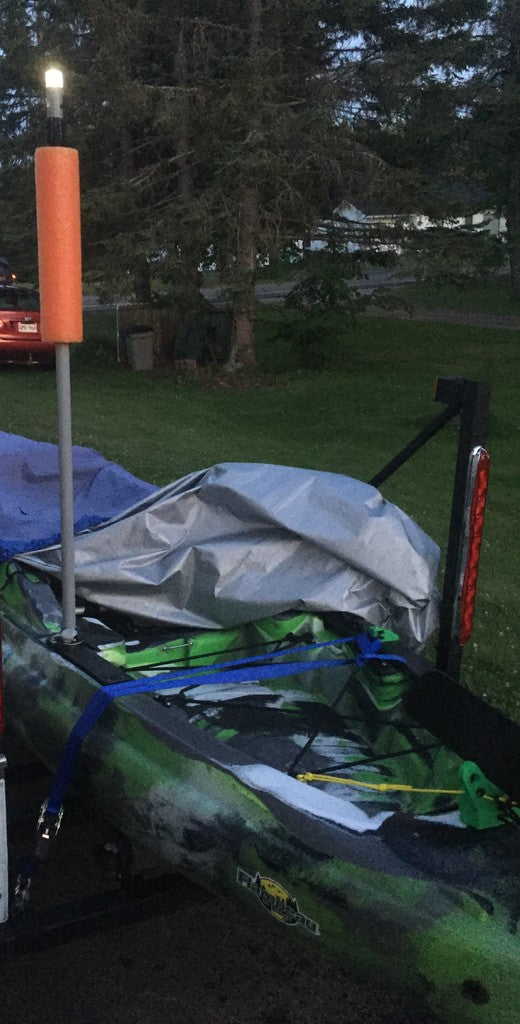 Shoreline Marine Kayak -perävaloadapteri 3/4 tuuman PVC EMT:lle