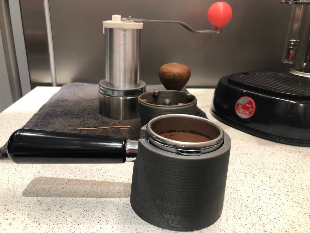 La Pavoni 51 mm:n tamper-teline