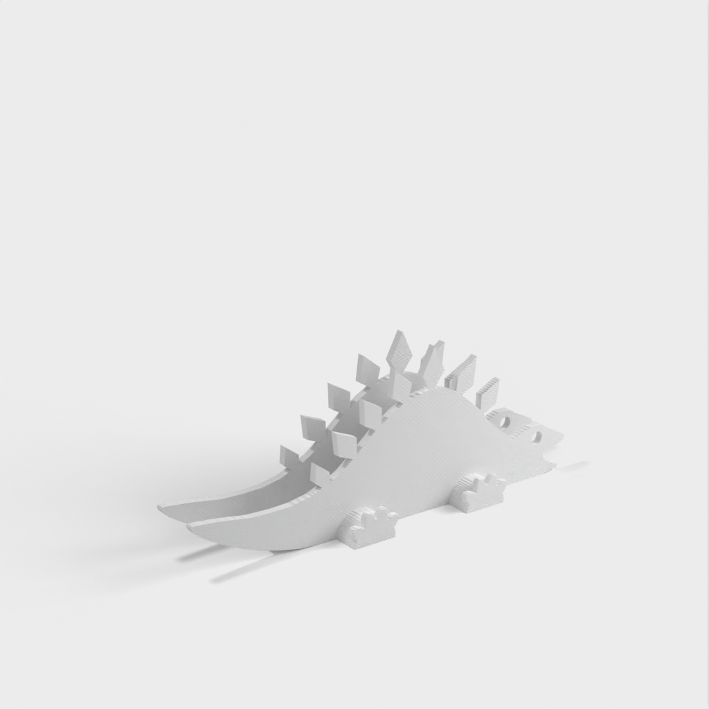 Muokattavissa oleva Stegosaurus lautasliinanpidin