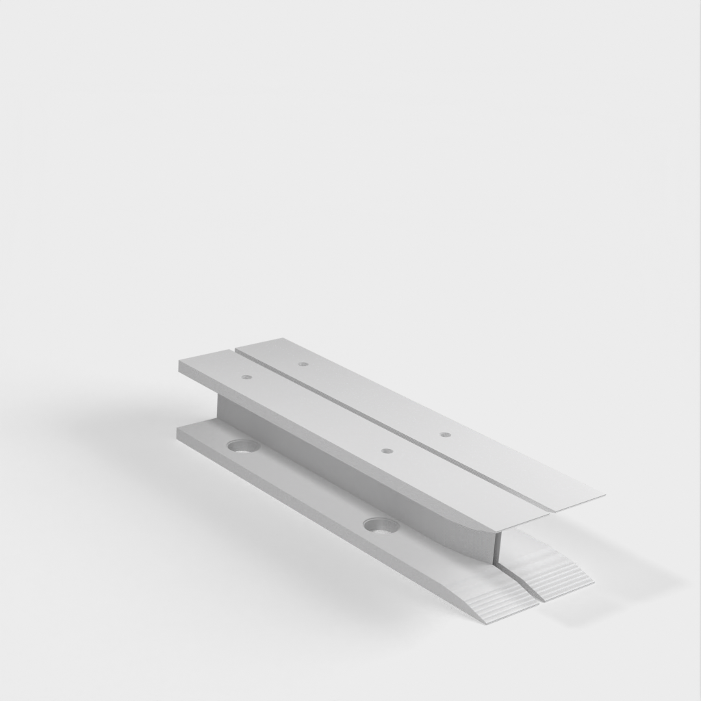 Pöydän alla teline tabletille/tietokoneelle
