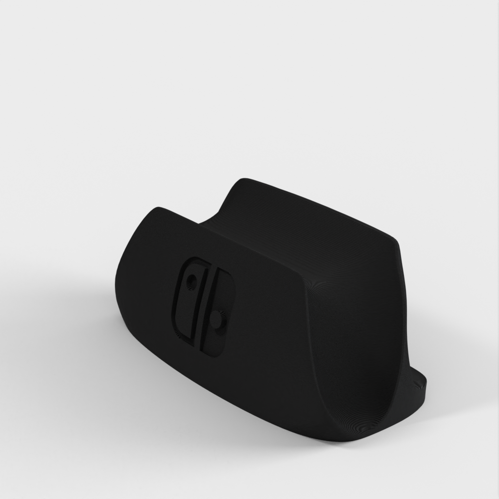 Minimalistinen Nintendo Switch Pro Controller -ohjaimen jalusta logolla varustettuna