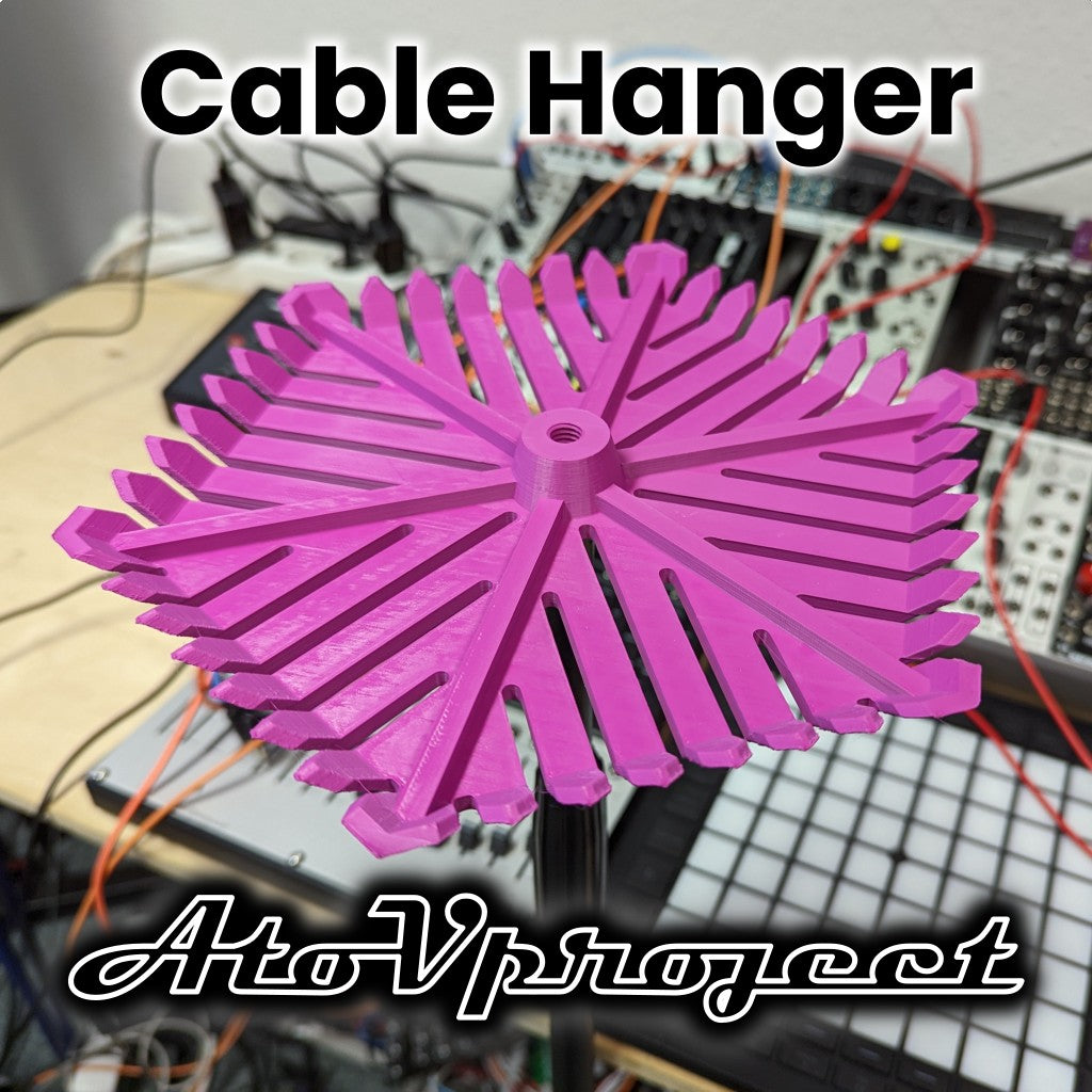 Eurorack-mikrofoni telineen kaapeli riippu