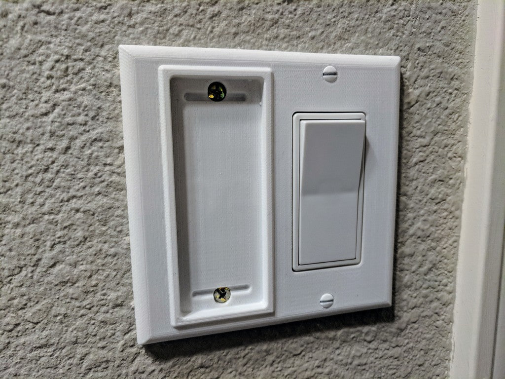 Kaksinkertainen seinäkytkinlevy Philips Hue -kaukosäätimelle