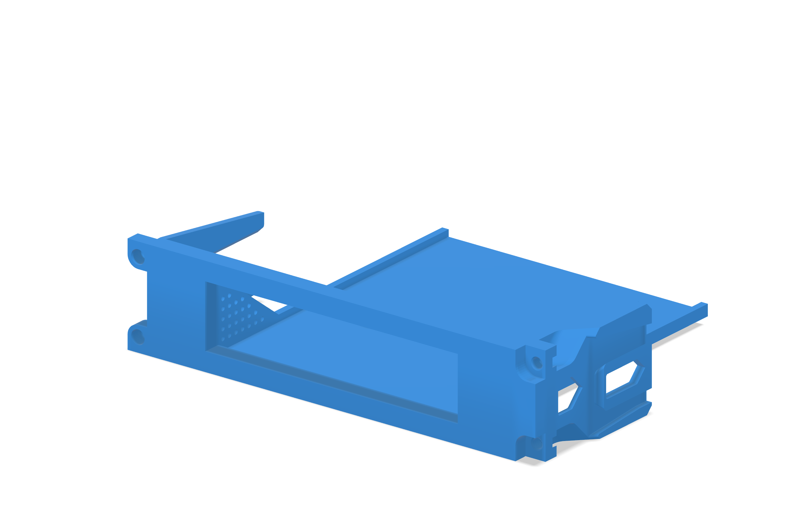 Modulaarinen hyllyasennus MikroTik CRS305:lle