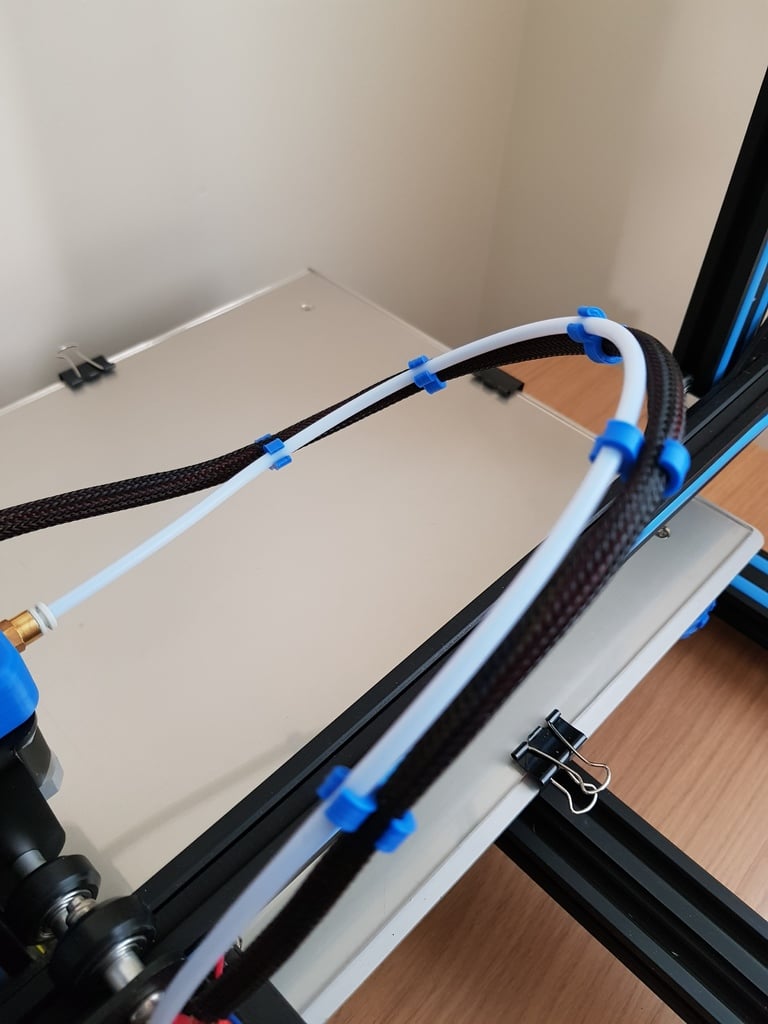Kaapeliteline CR10 Bowden- ja ekstruuderikaapeleille