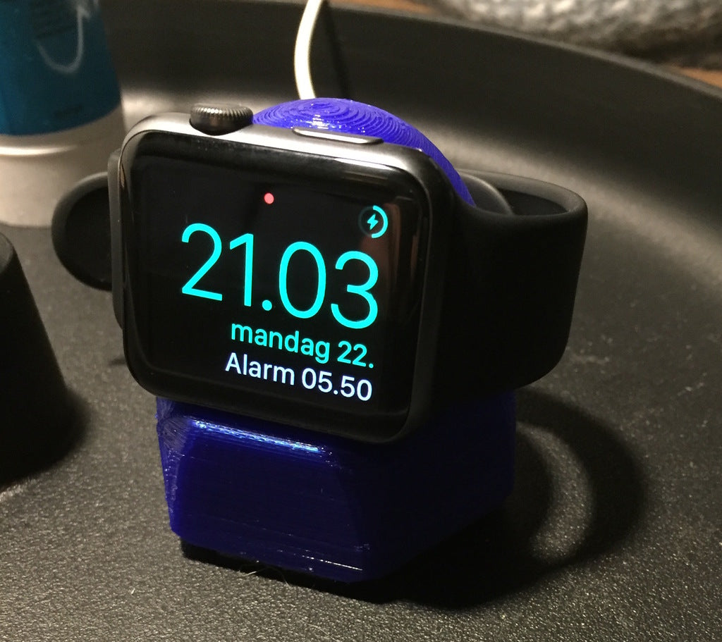 Uudelleentäytettävä jalusta Apple Watchille