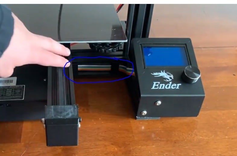 Litteät kaapelinpidikkeet Ender 3 Pro 3D-tulostimelle