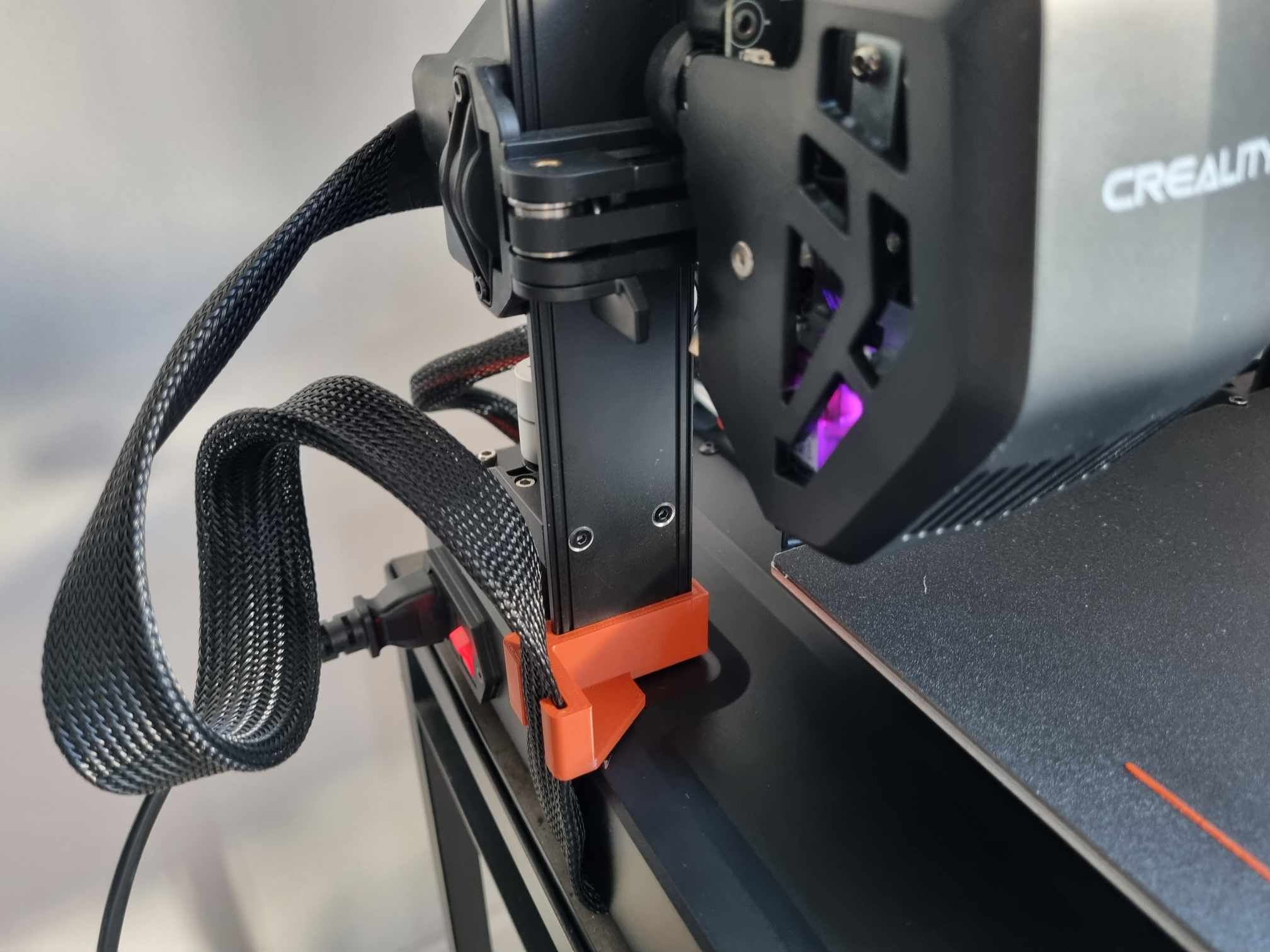 Ender 3 V3 SE/KE Kaapelinpidin v2