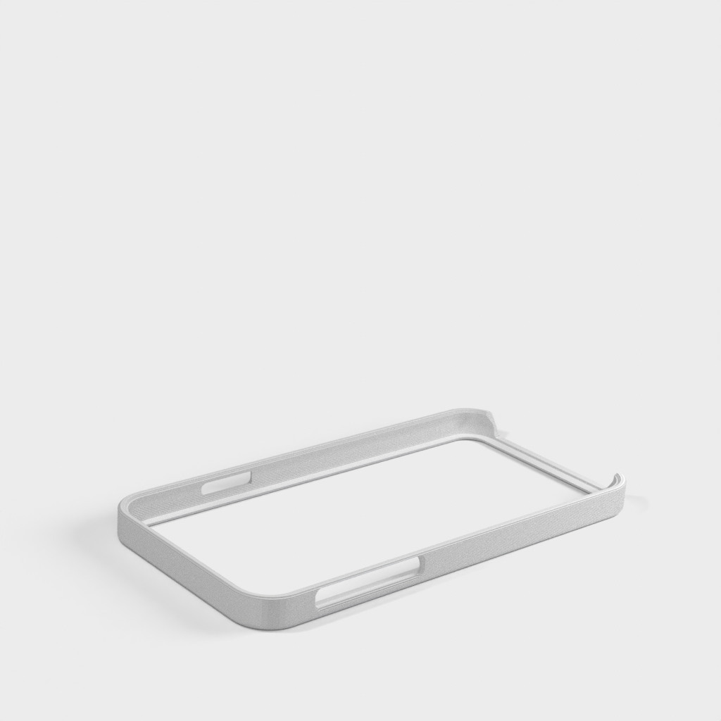 iPhone X puskurikotelo, jossa pehmustettu takaosa