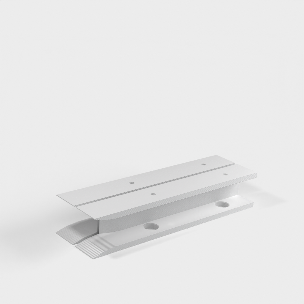 Pöydän alla teline tabletille/tietokoneelle