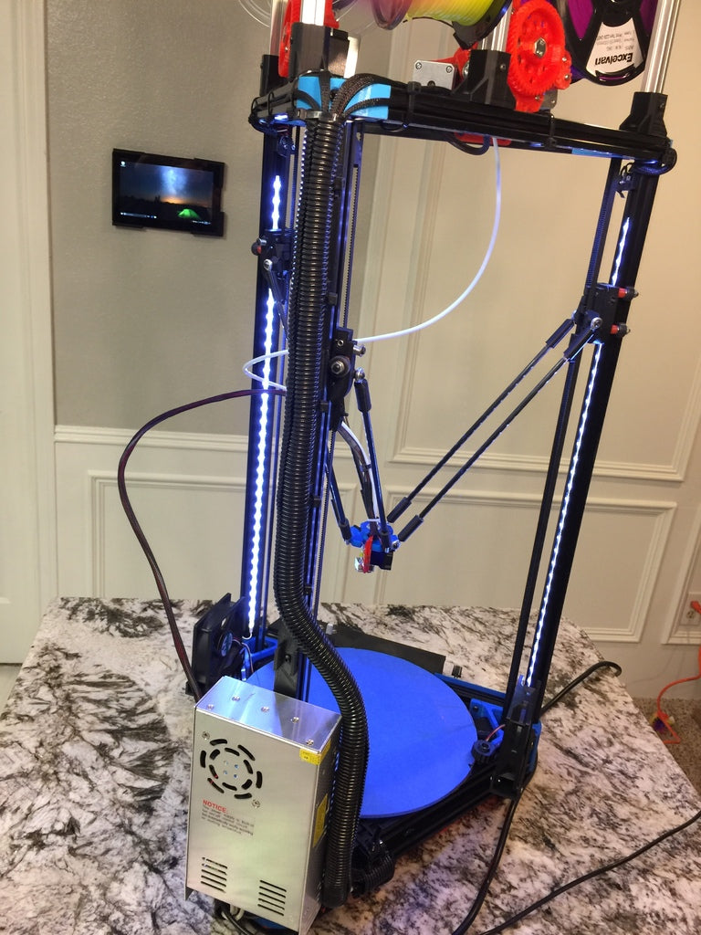 Kossel XL 2020 Zip Tie -kiinnike kaapelinhallintaan