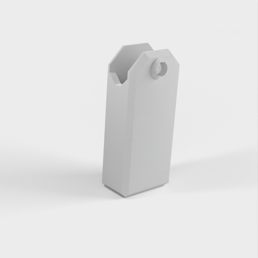 Micro-USB-C-tyypin sovittimen avaimenperäkotelo OnePlus Twolle