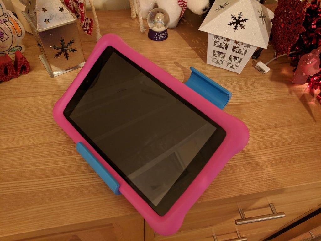 Lapsiystävällinen Amazon Fire HD 8 -tablettiteline monikulmatoiminnolla