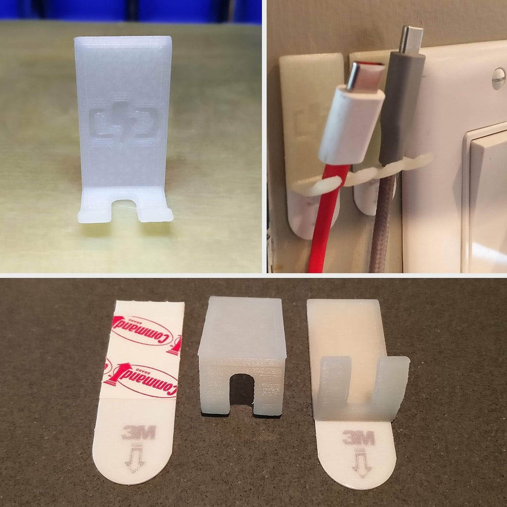 Seinäkiinnike mobiilikaapelille