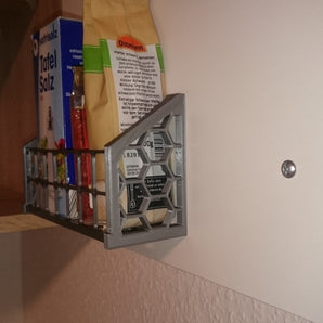 Kompakti maustehylly tehokkaaseen säilytykseen