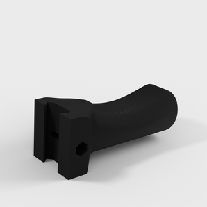 Airsoft-etukahva standardeille 20 mm kiskoille