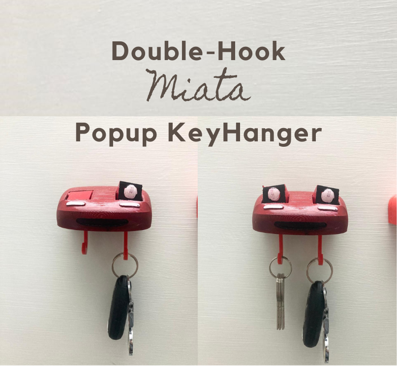 DOUBLE HOOK - Miata POPUP Avainpidin