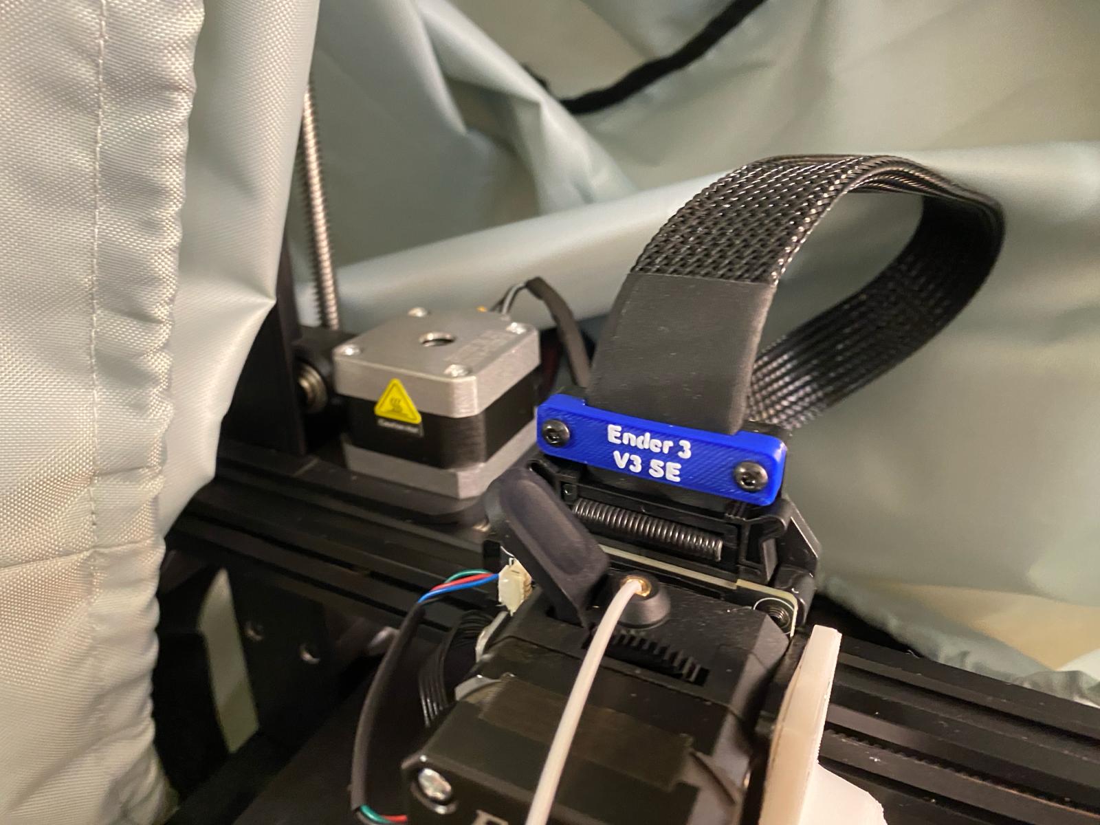 Ender 3 V3 SE -tulostuspään kaapelinpidike