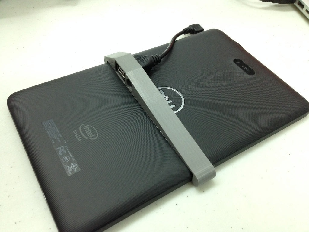Dell Venue 8 Pro -tablettitietokoneen USB OTG -kaapelin pidike ja kynänpidike