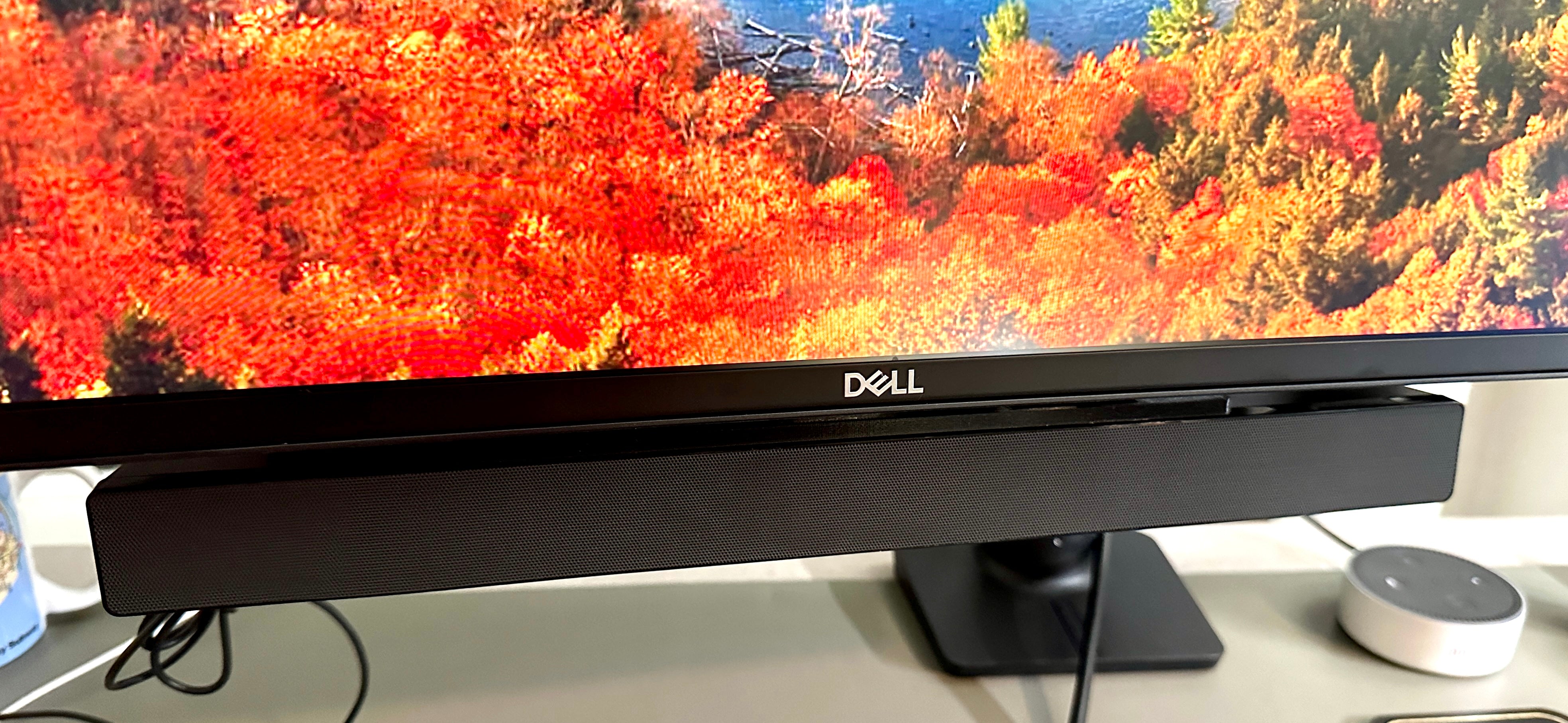 Dell AC511 -soundbarin asennuskiinnike Dell U4021QW Ultrawide -näytölle