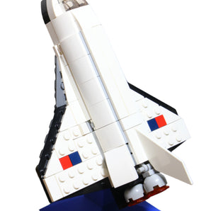 Mininäyttelyteline LEGO-avaruussukkulalle