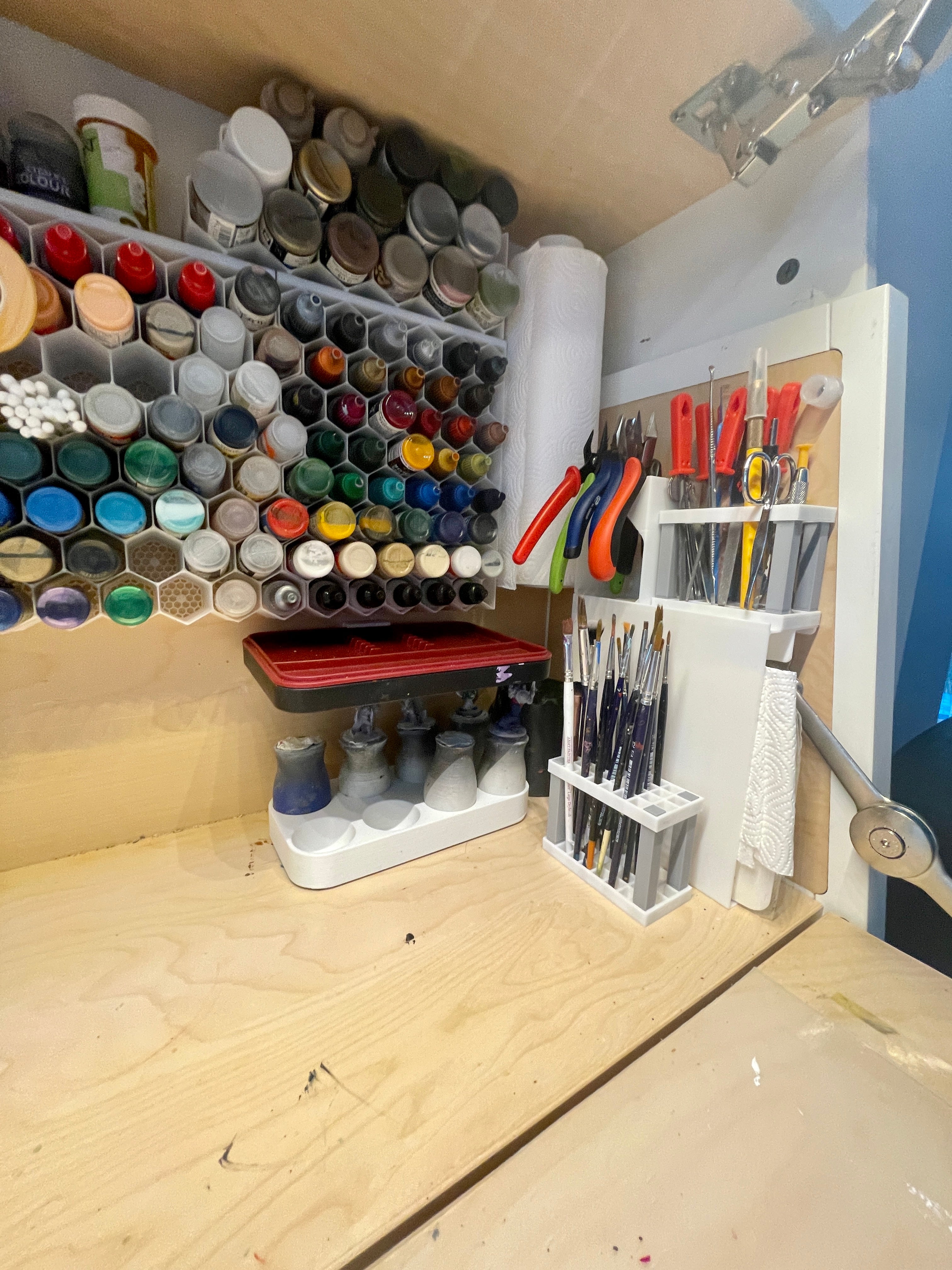 Army Painter Märkä Paletti Seinäasennus - Optimaalinen tila luovuudelle